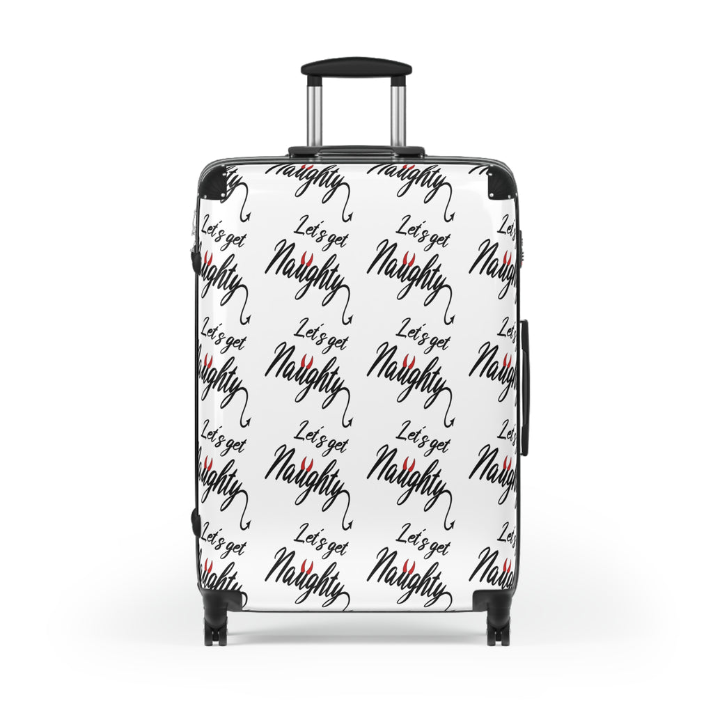 Travel Suitcase - "Let's Get Naughty" Design for True Swingers