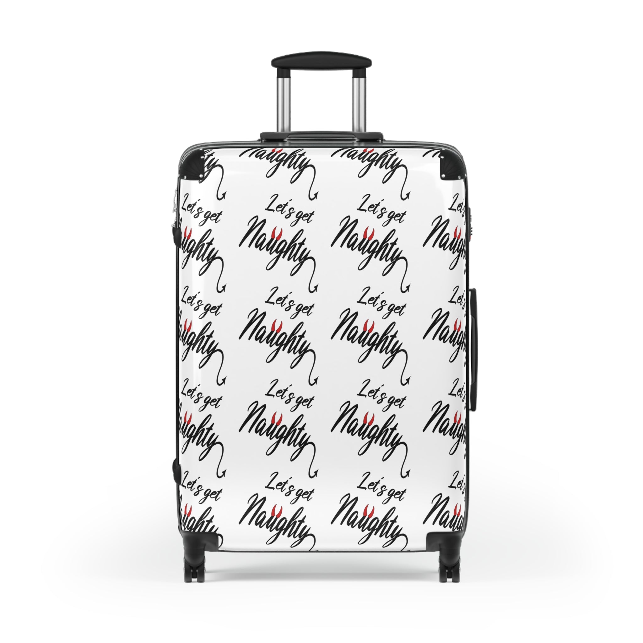 Travel Suitcase - "Let's Get Naughty" Design for True Swingers