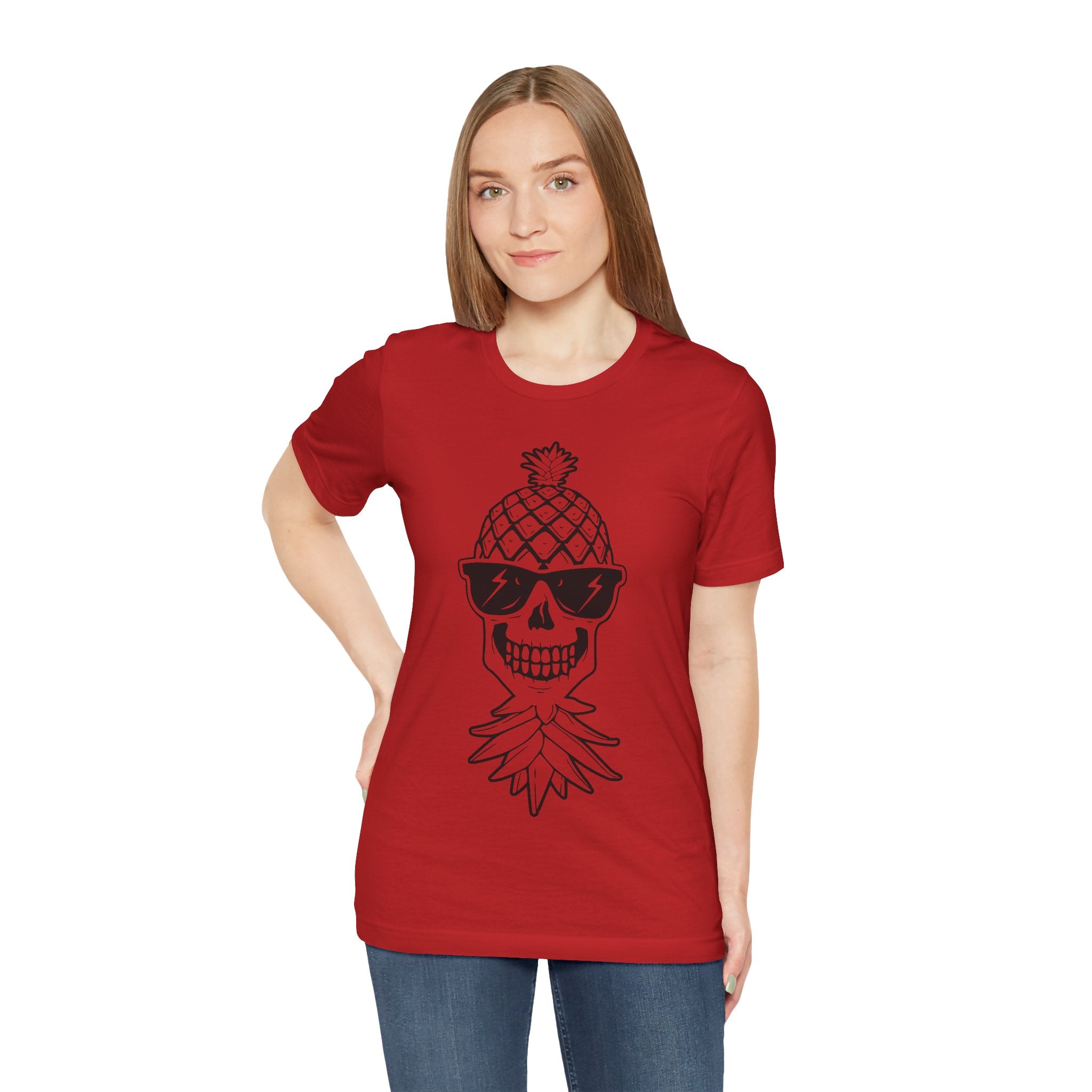 Pineapple Skull Graphic Tee