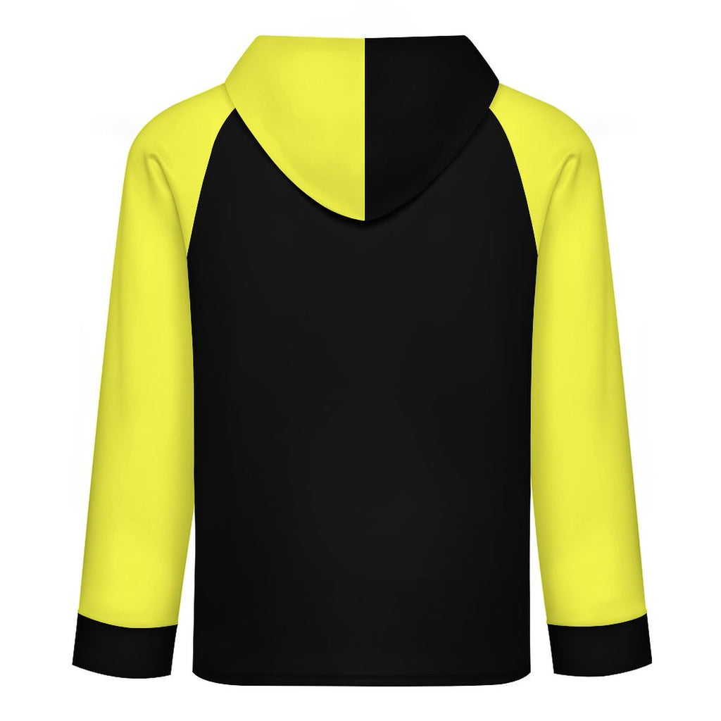 Pineapple Football Raglan Sleeve Hoodie