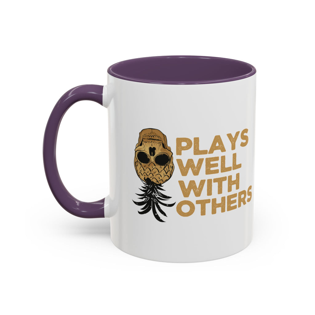 Playful Owl Accent Coffee Mug - 11 & 15oz - Perfect Gift for Nature Lovers