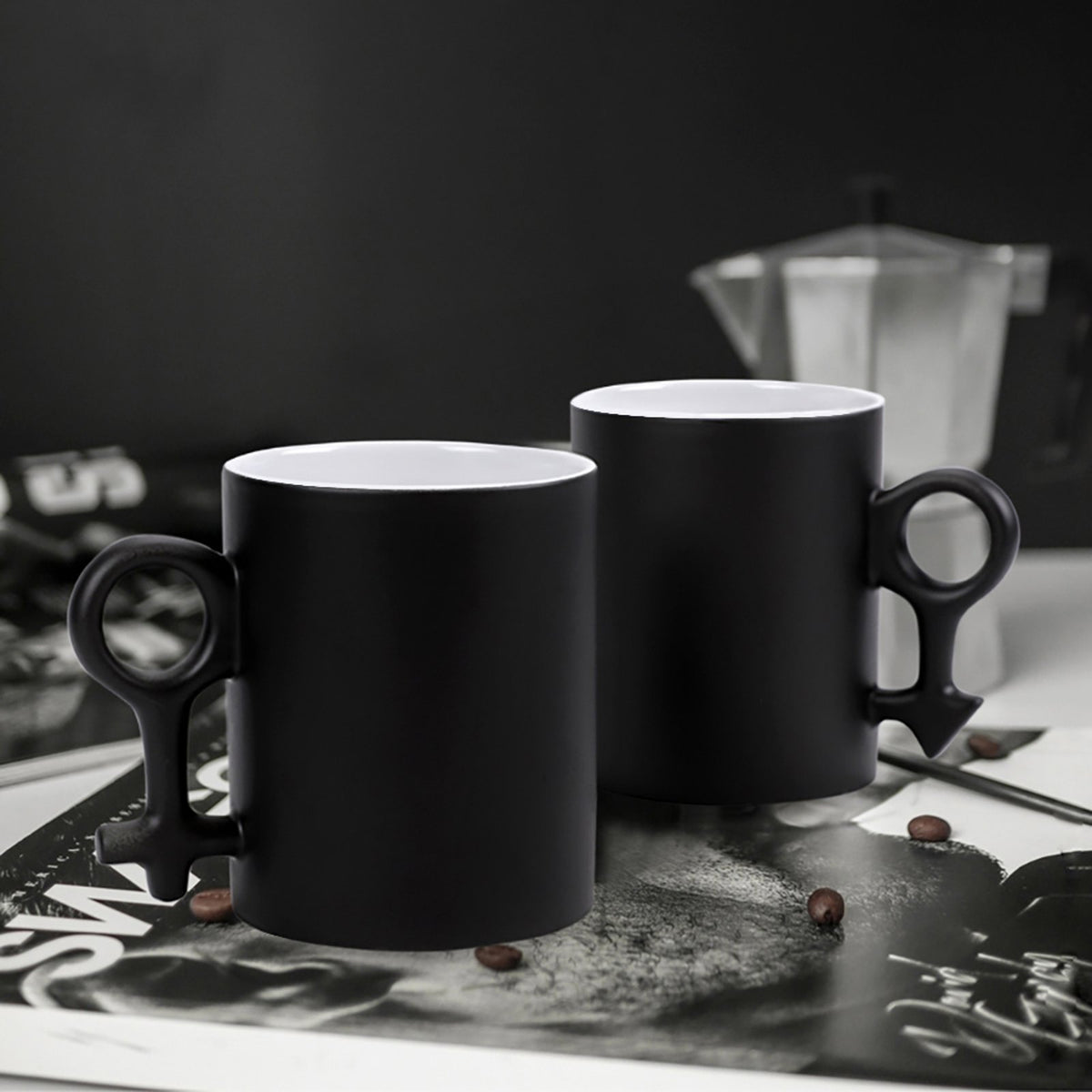 Halloween Swinger Inspired Couple Symbol Color-Changing Mug