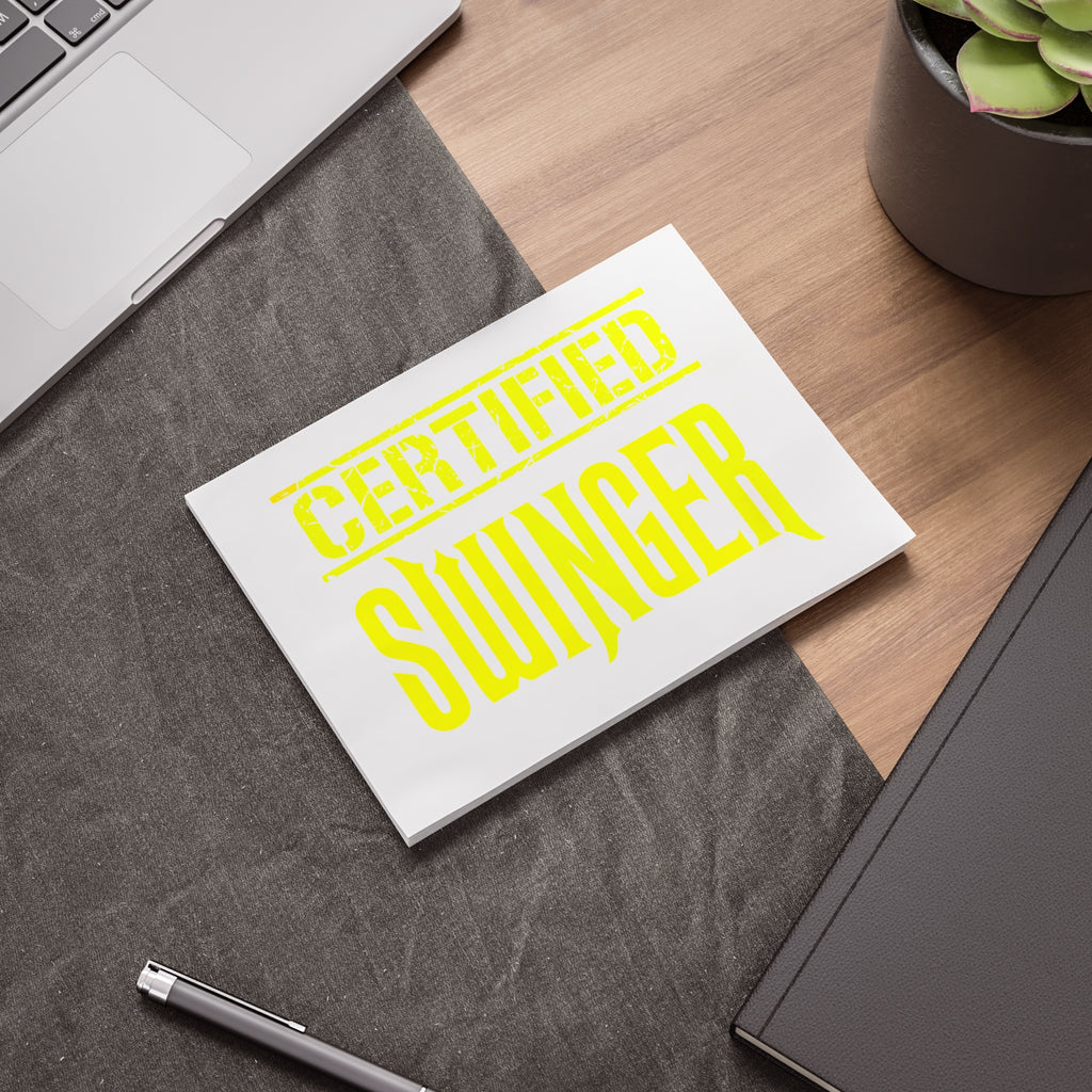 Certified Swinger Post-it® Note Pads