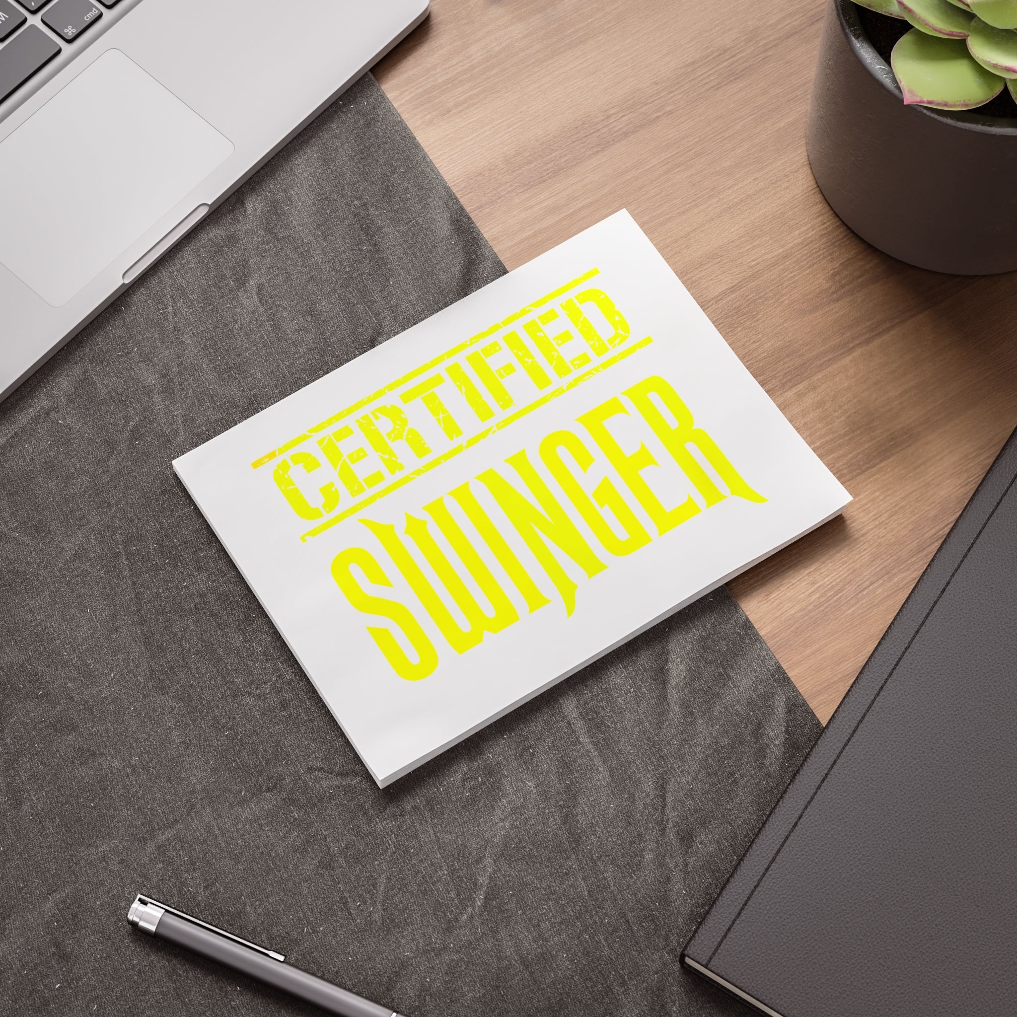 Certified Swinger Post-it® Note Pads