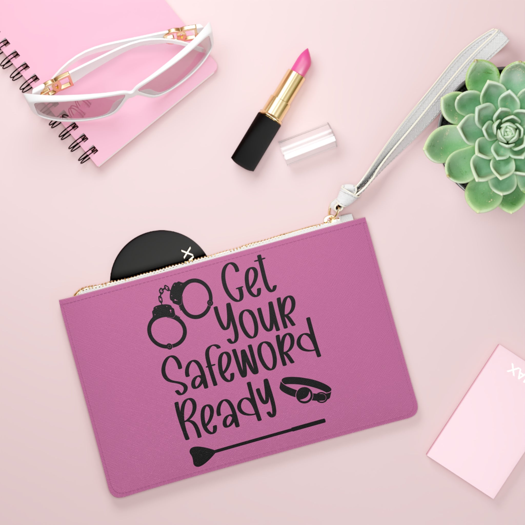 Get Your Safeword Ready Clutch Bag - Fun Accessory for BDSM Events and Parties