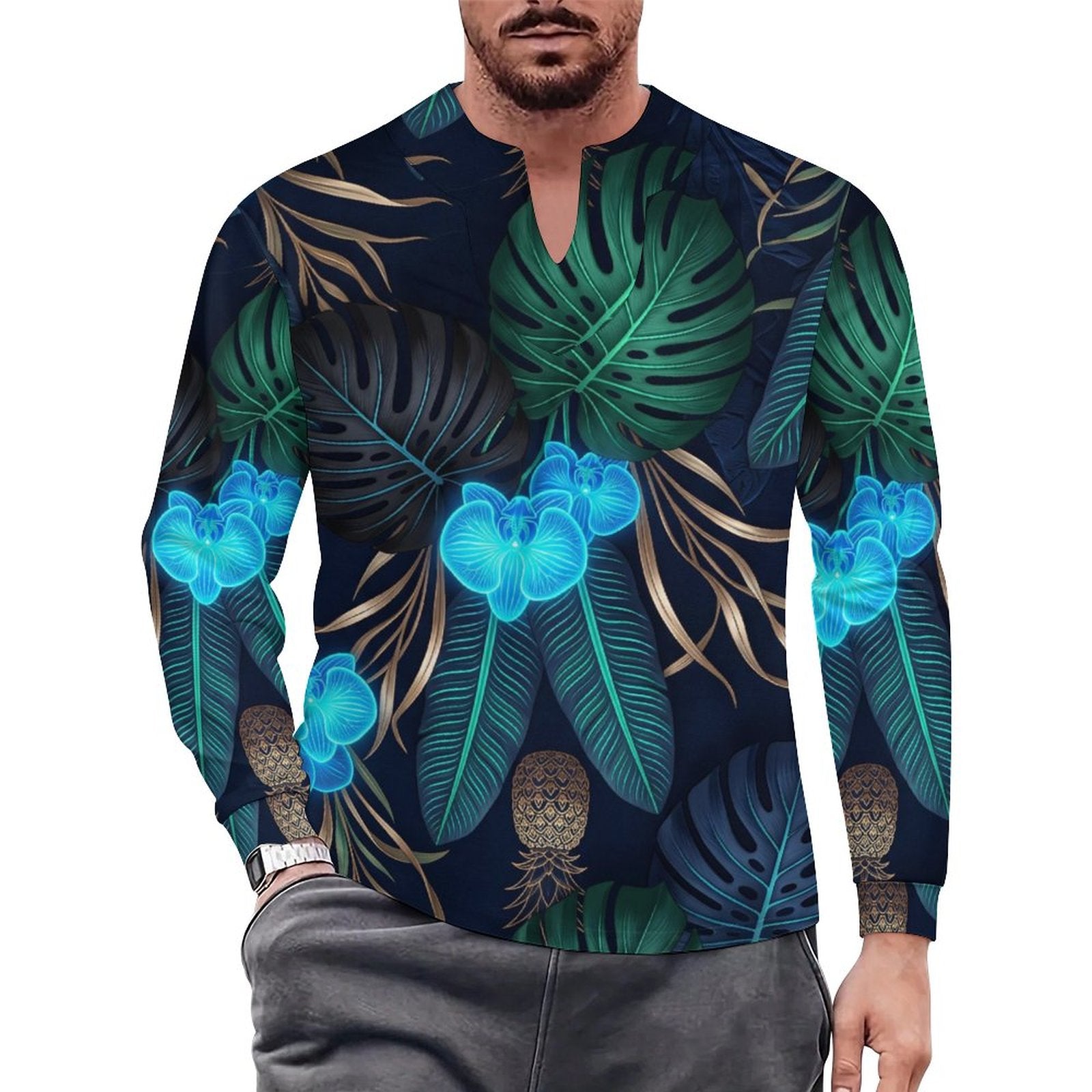 180gsm Men's Ice Silk Quick Dry T-Shirt(All-Over Printing)