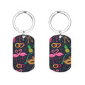 Swinger Lifestyle Metal Keychain — Stainless Steel