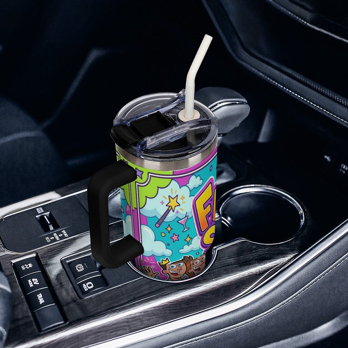 Fairly Odd Swingers 40oz Insulated Tumbler with Handle & Straw