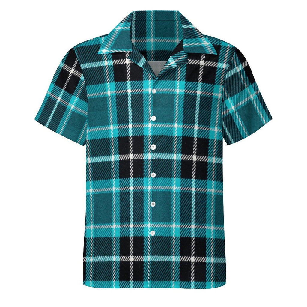 DTG 110gsm Cotton Cuban Collar Shirt For Men(All-Over Printing)