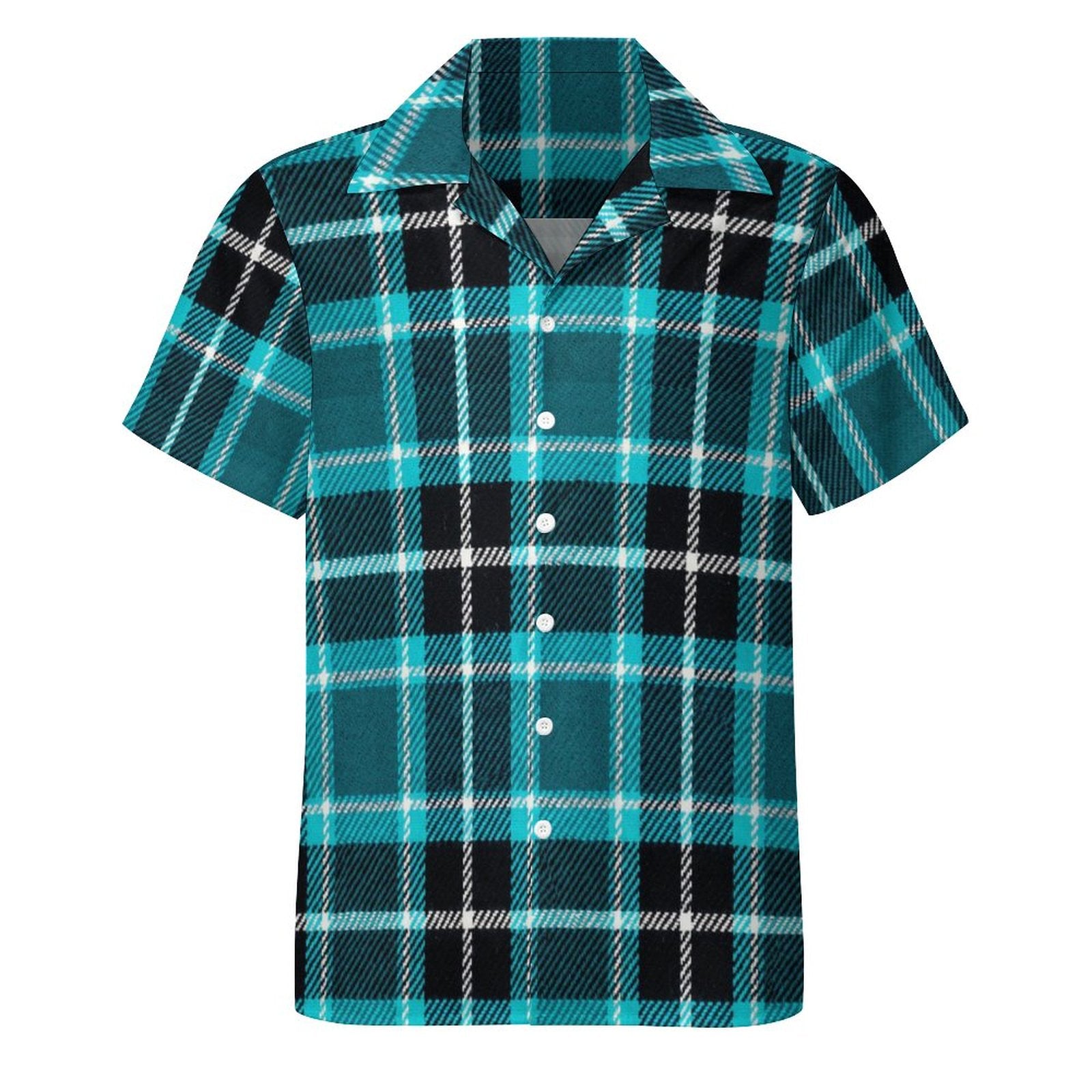 DTG 110gsm Cotton Cuban Collar Shirt For Men(All-Over Printing)