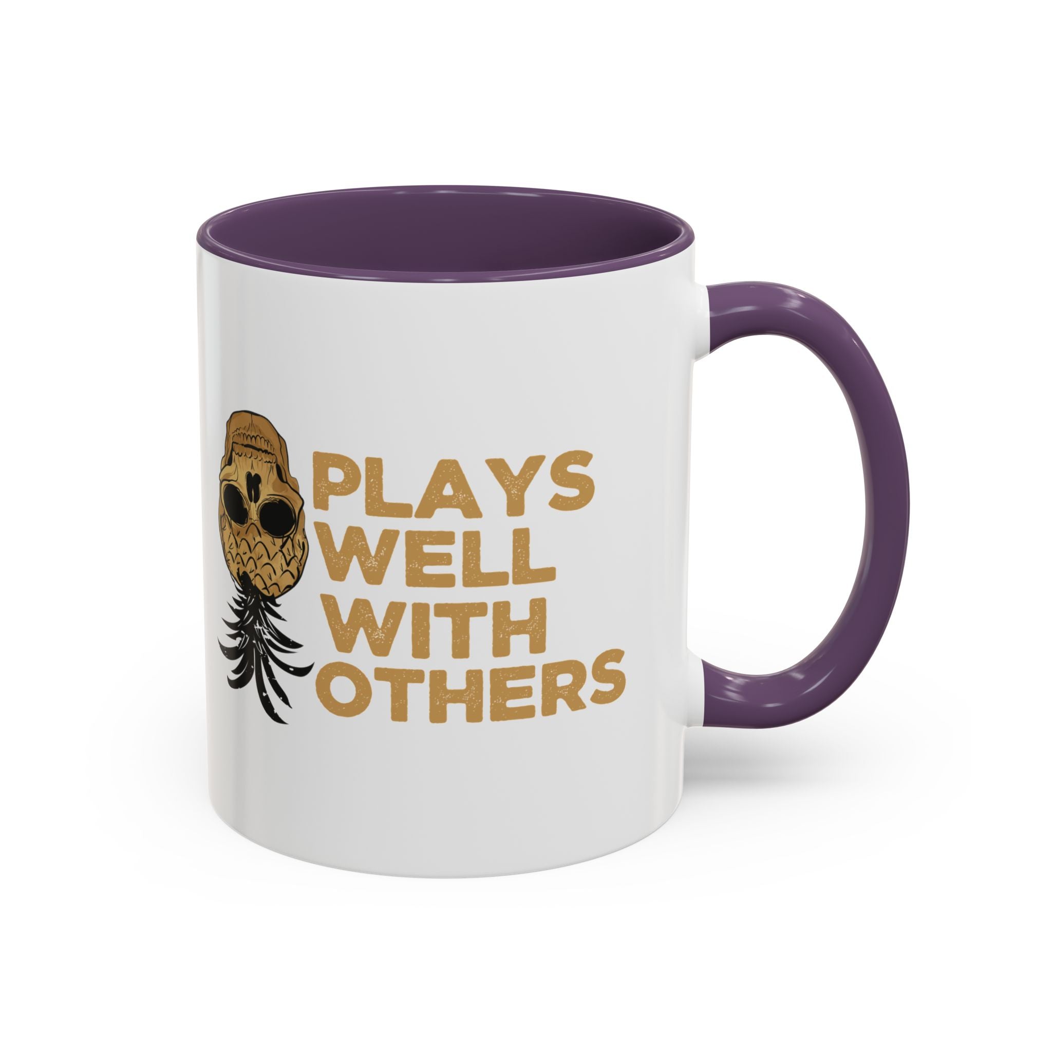 Playful Owl Accent Coffee Mug - 11 & 15oz - Perfect Gift for Nature Lovers