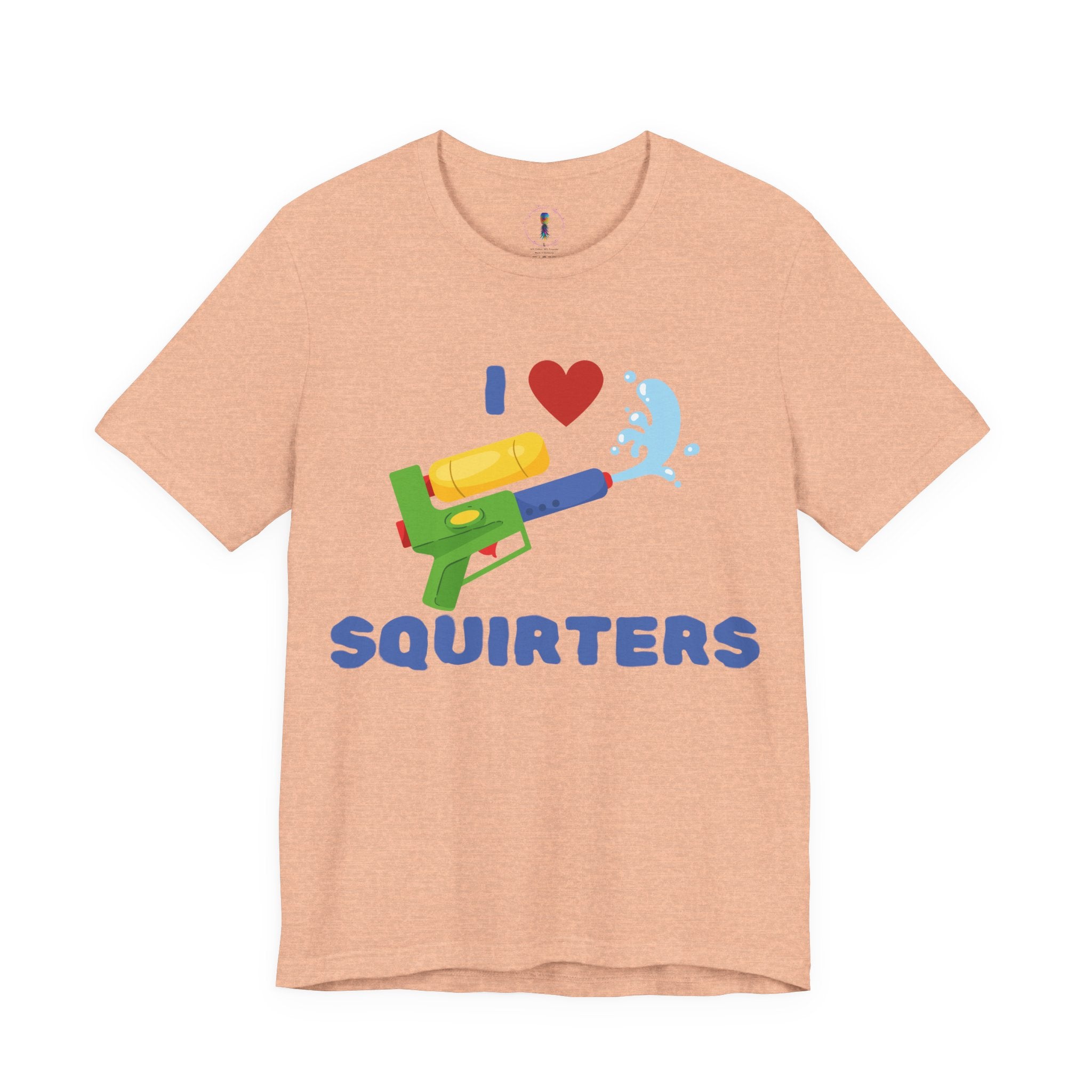 I Love Squirt Guns Unisex Jersey Tee - Fun Summer Shirt for Water Play Lovers