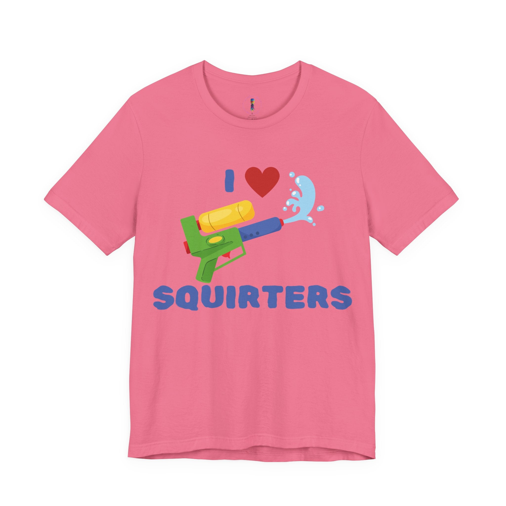I Love Squirt Guns Unisex Jersey Tee - Fun Summer Shirt for Water Play Lovers