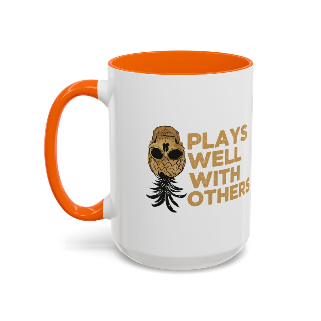 Playful Owl Accent Coffee Mug - 11 & 15oz - Perfect Gift for Nature Lovers