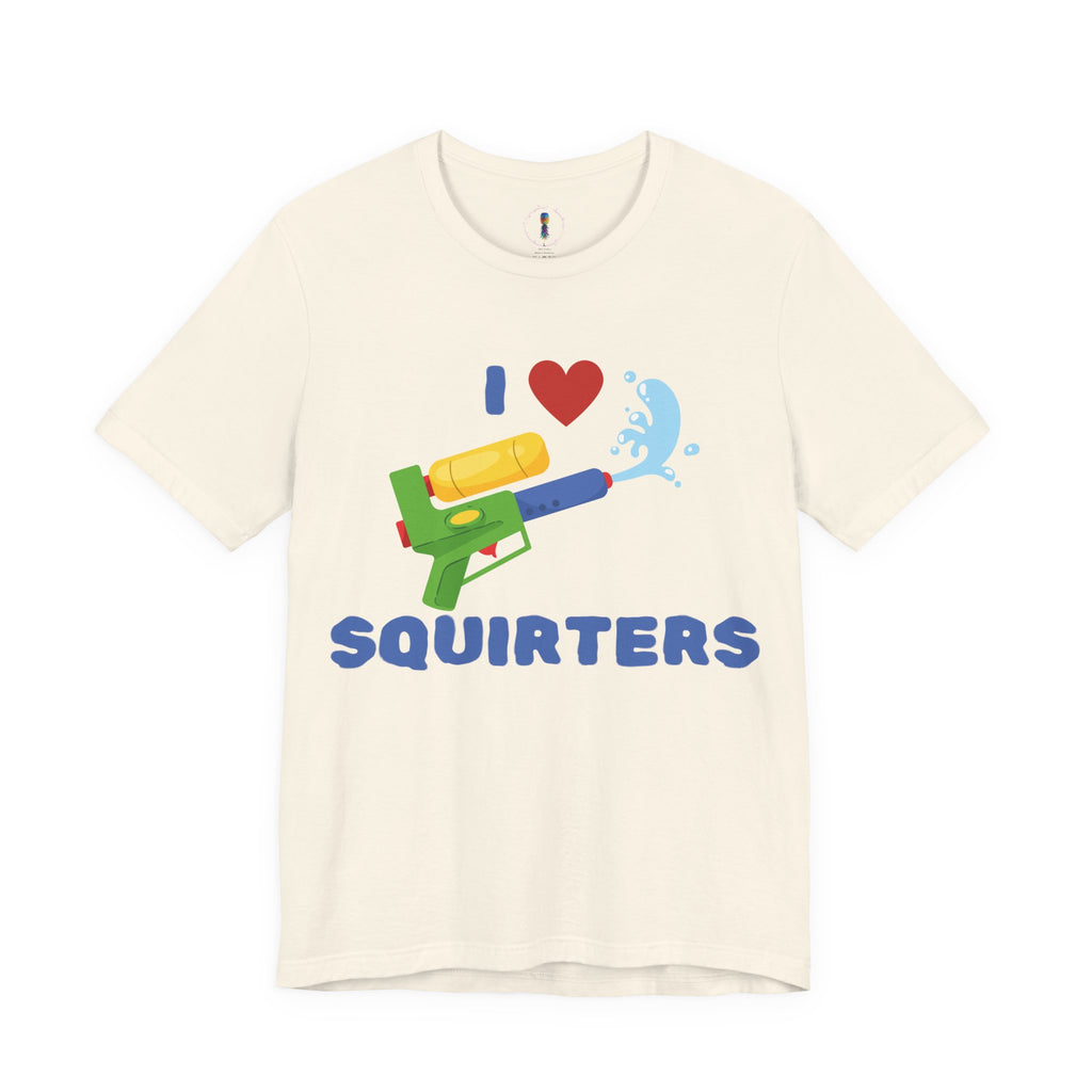 I Love Squirt Guns Unisex Jersey Tee - Fun Summer Shirt for Water Play Lovers