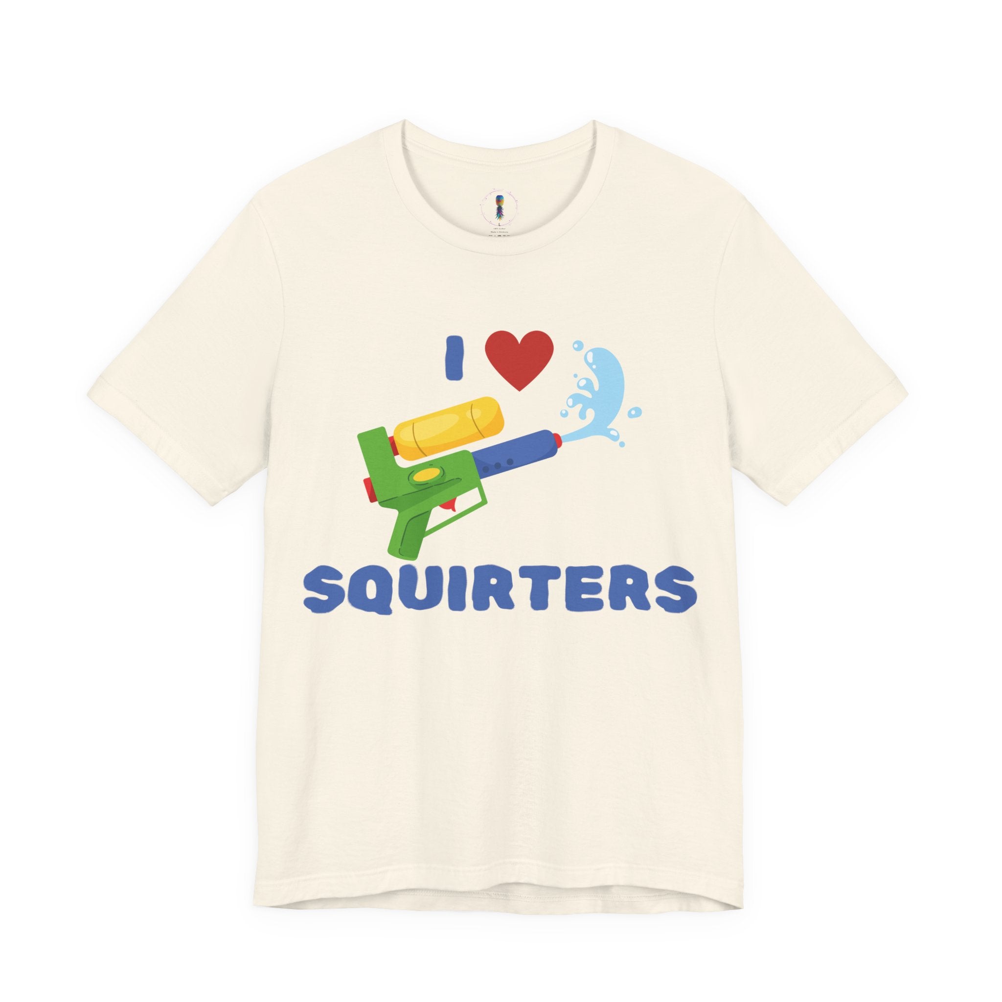 I Love Squirt Guns Unisex Jersey Tee - Fun Summer Shirt for Water Play Lovers