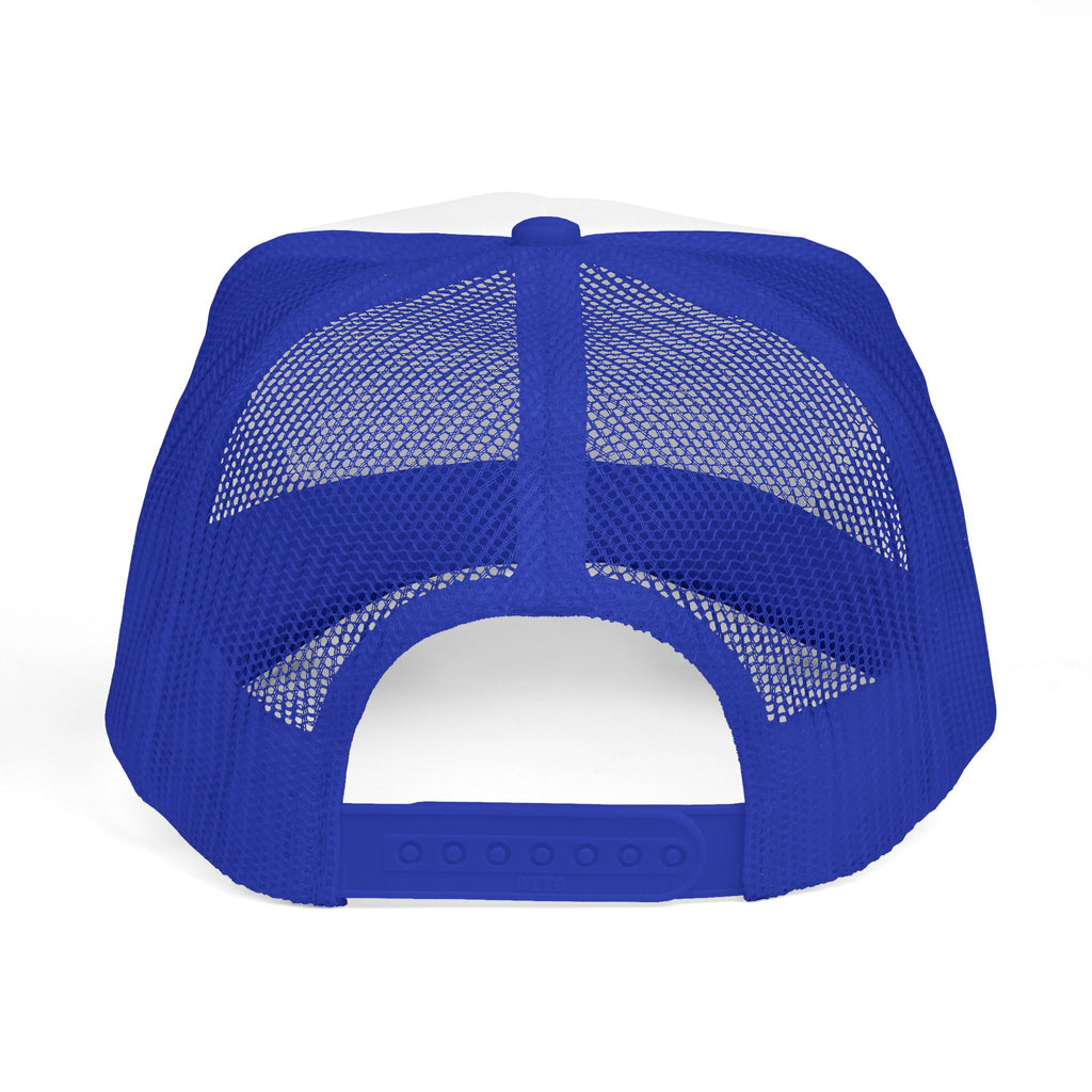Poly Life Trucker Cap — Retro Surf Logo Mesh Hat