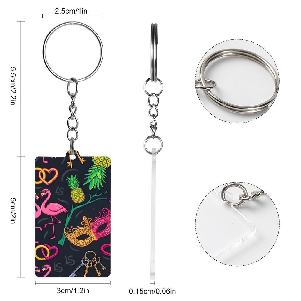 Keychain(One-sided Printing)