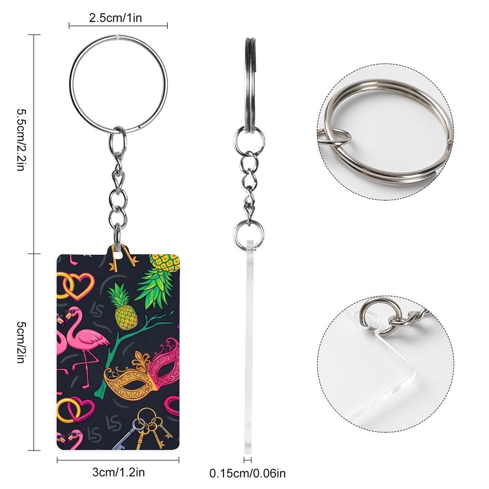 Keychain(One-sided Printing)