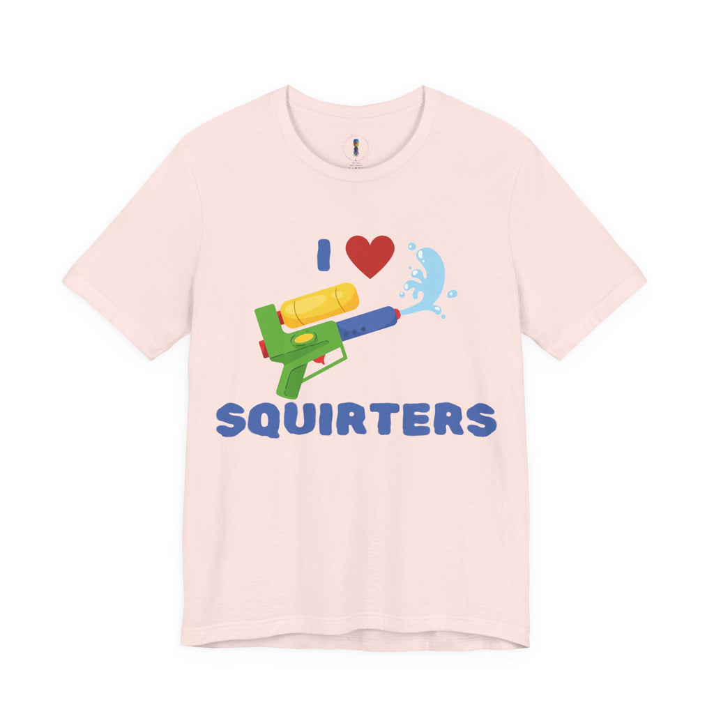 I Love Squirt Guns Unisex Jersey Tee - Fun Summer Shirt for Water Play Lovers