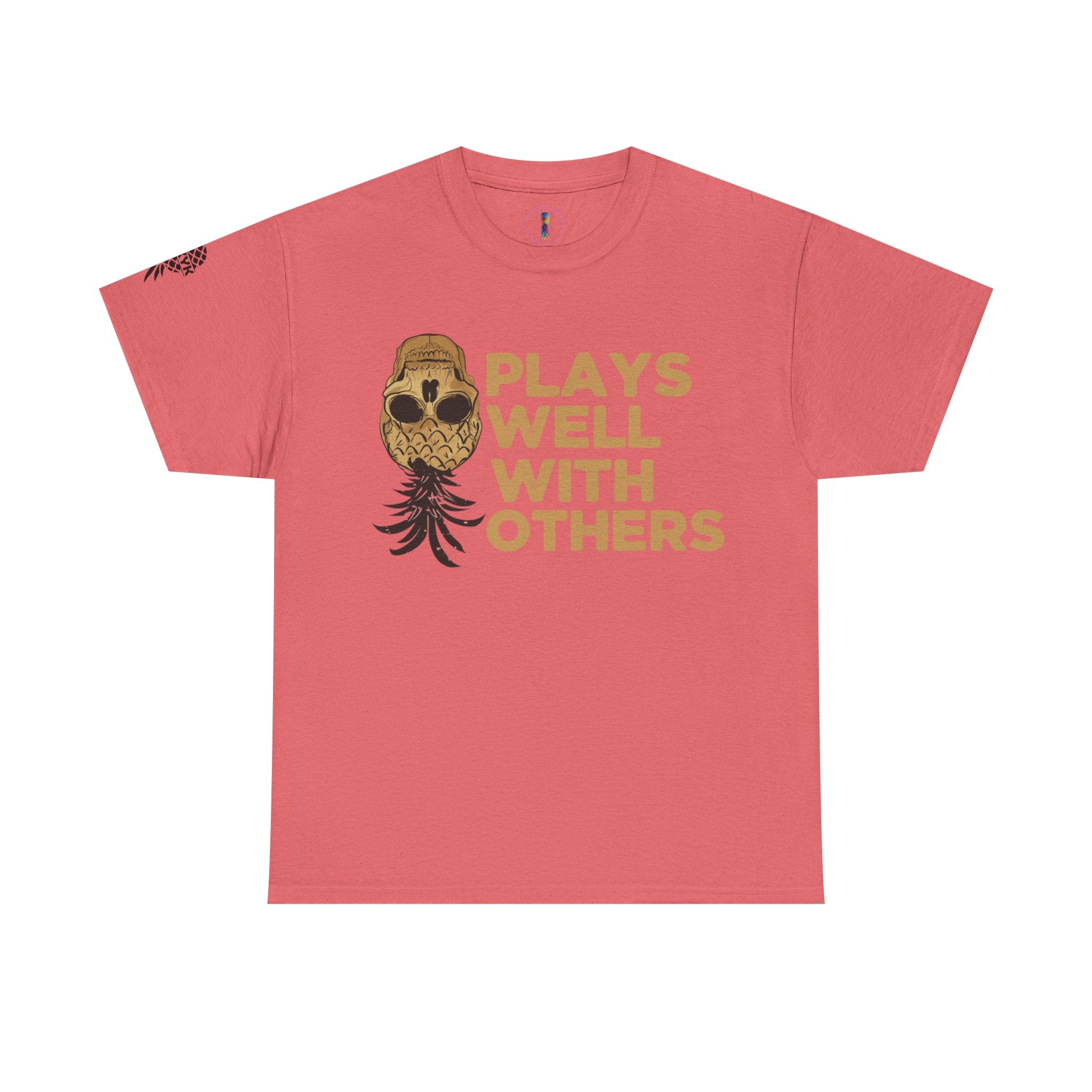Plays Well With Others Unisex Heavy Cotton Tee - Fun Casual Shirt for Social Gatherings