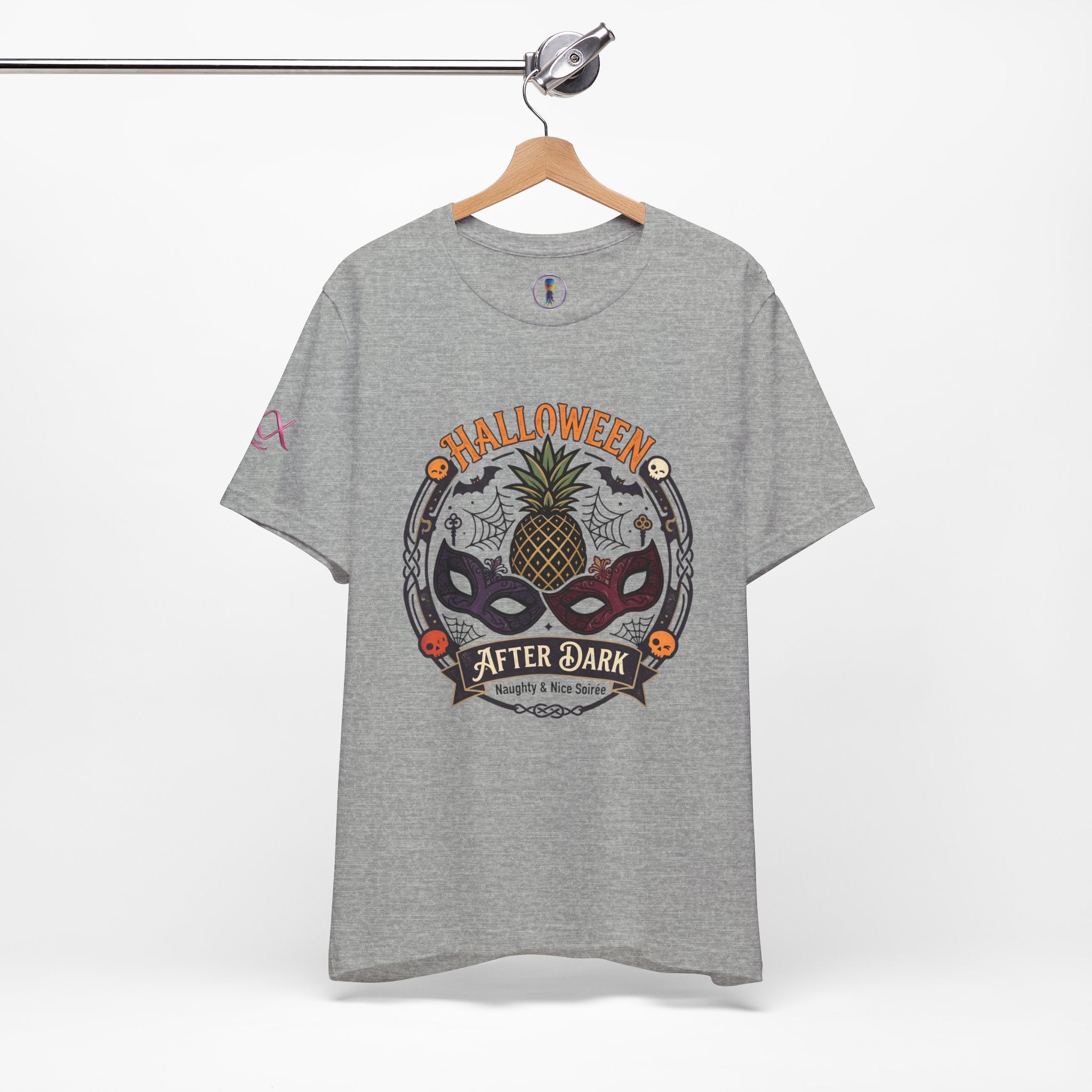 Halloween After Dark Tee — Pineapple Mask Masquerade T‑Shirt