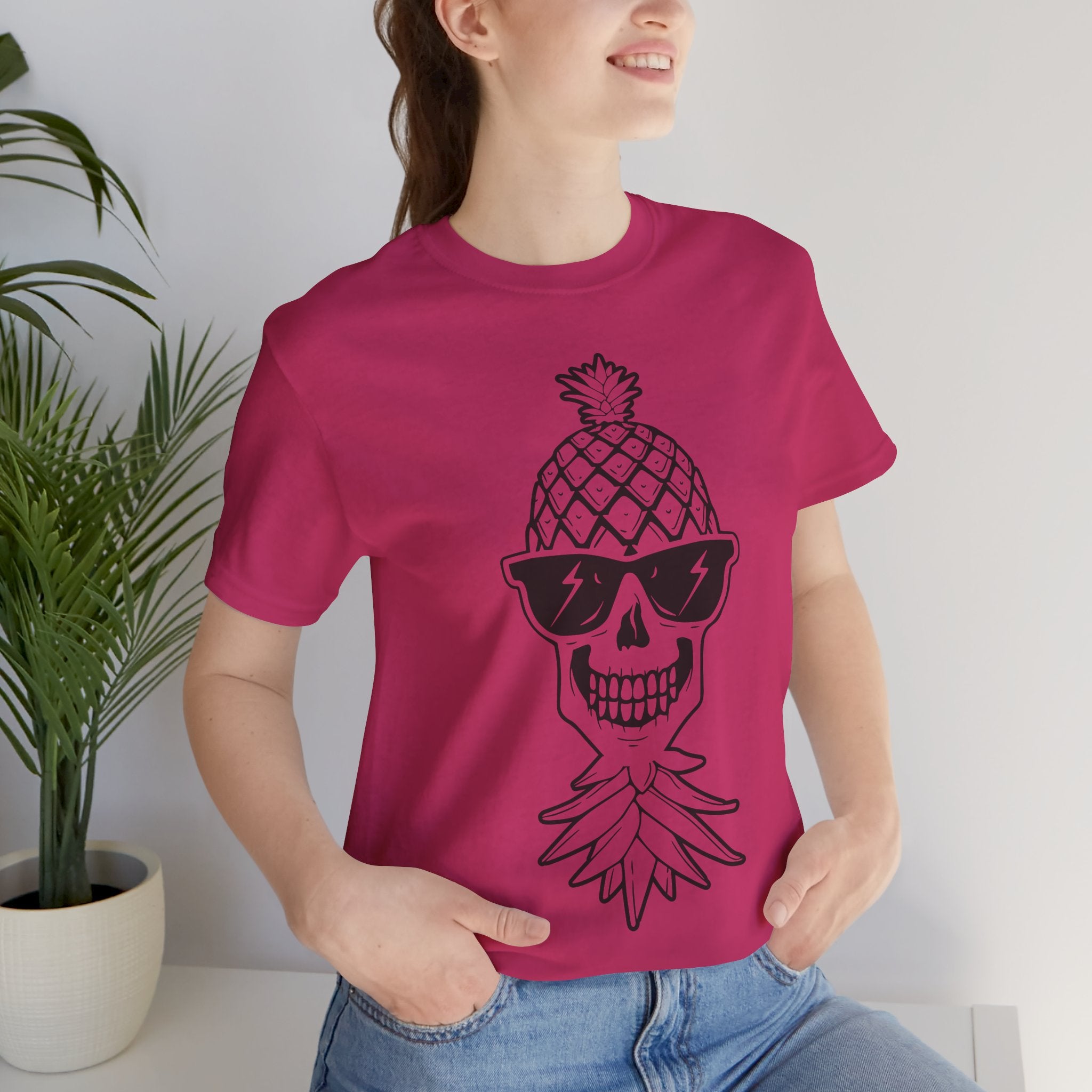 Pineapple Skull Graphic Tee