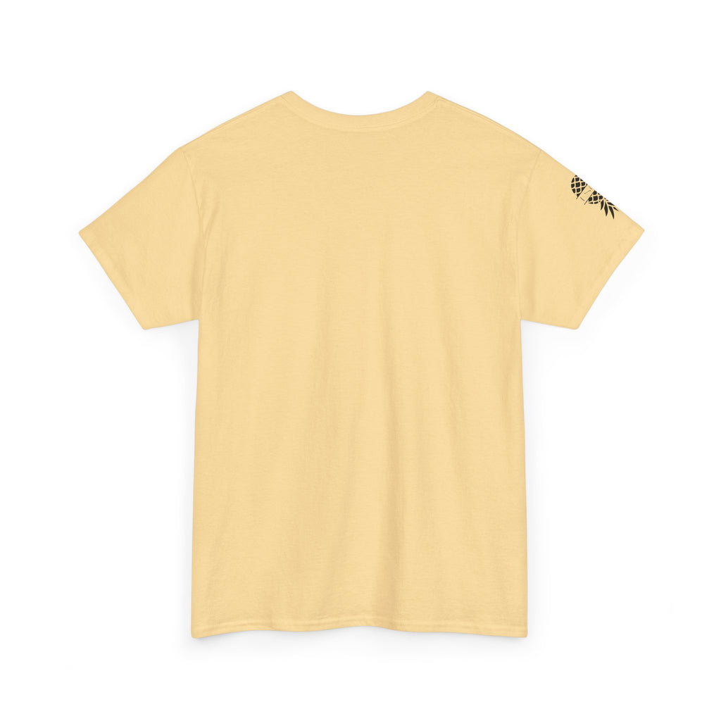 Just Here To Bang Pineapple Tee - Unisex Heavy Cotton T-Shirt for Summer Celebrations