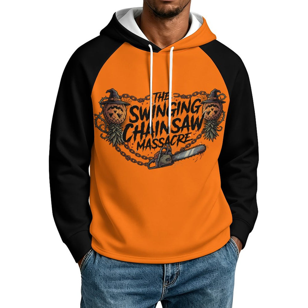The Swinging Chainsaw Massacre Raglan Sleeve Hoodie