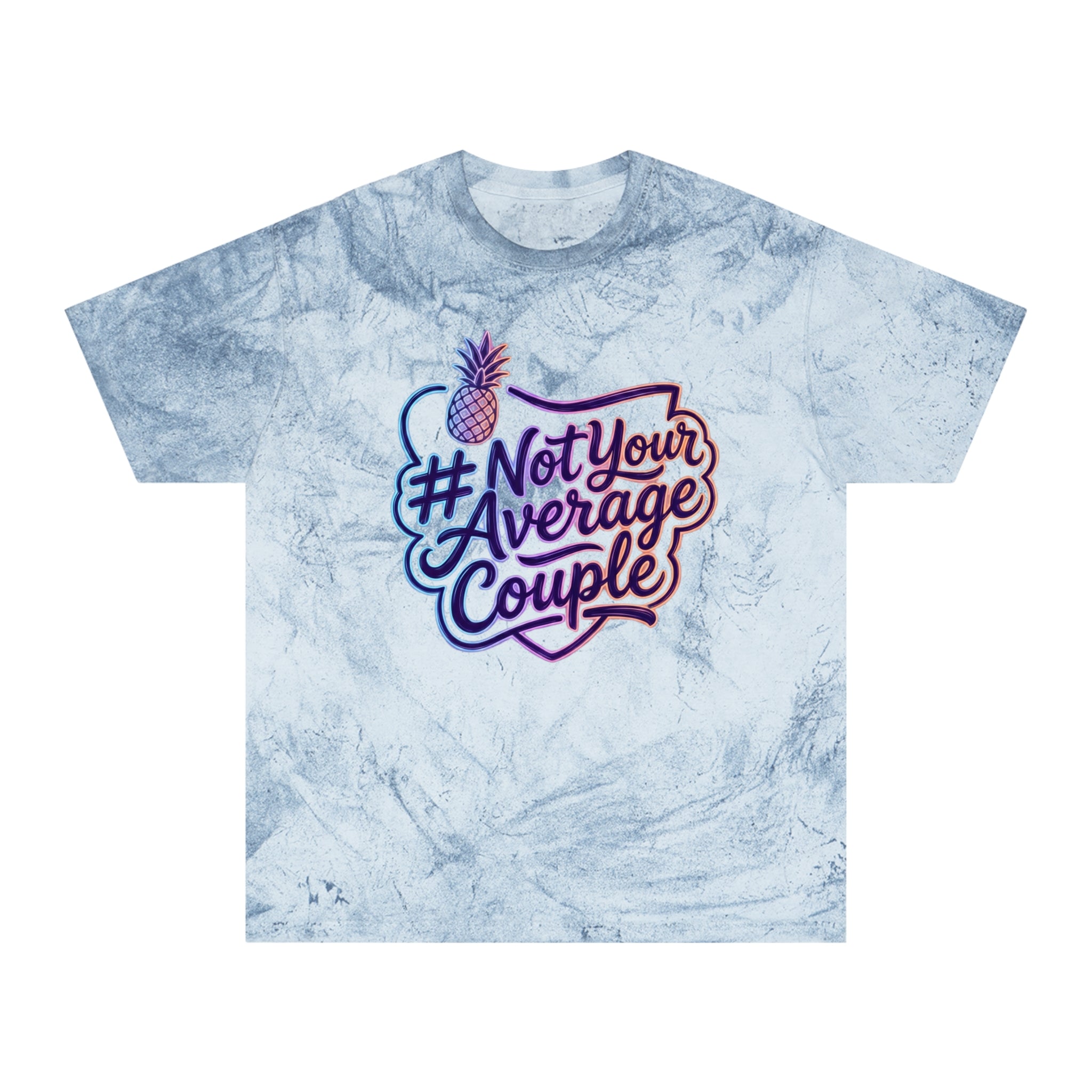 #NotYourAverageCouple T-Shirt – Retro Tropical Pineapple Graphic Tee