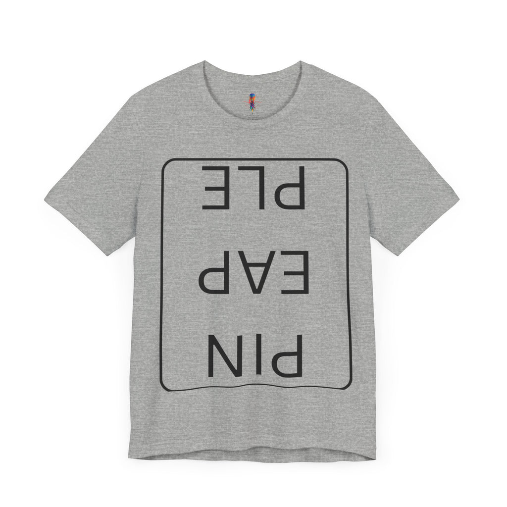 Funny Unisex Jersey Short Sleeve Tee - 'PIN EAP PLE' Design