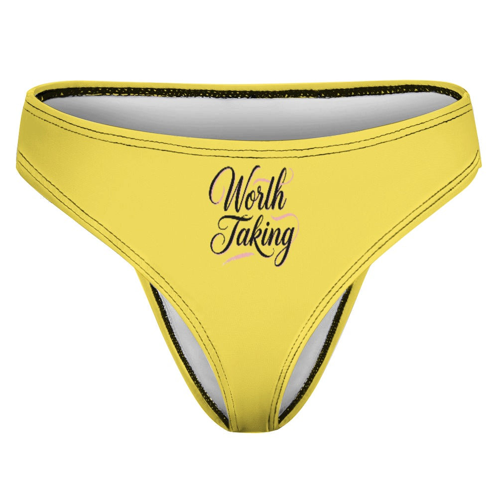 "Take These Off" Women's Sexy Thong | Soft Polyester Spandex Lingerie