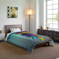 Vibrant Pineapple Comforter - Colorful Tropical Bedding for Summer Vibes