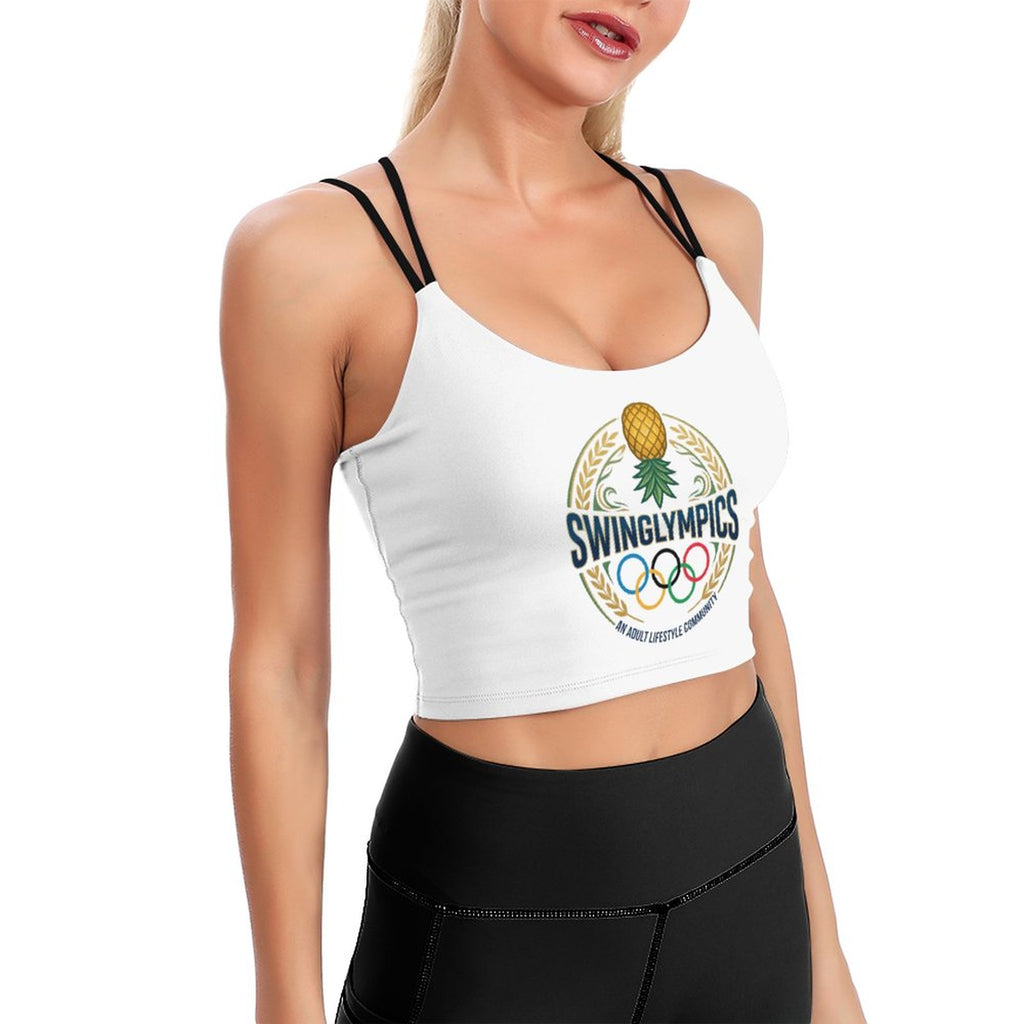 Swinglympics Workout Crop Yoga Tank Top