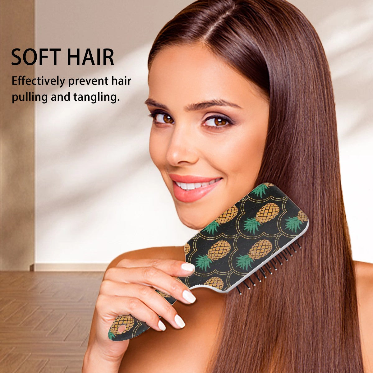 Upside-Down Pineapple Air Cushion Hair Brush