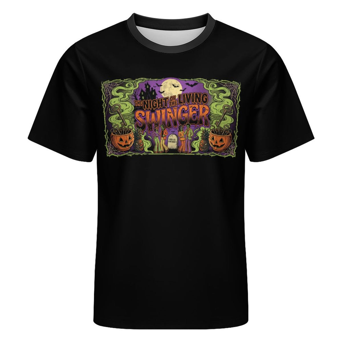Night Of The Living Swinger Men's Casual T-Shirt