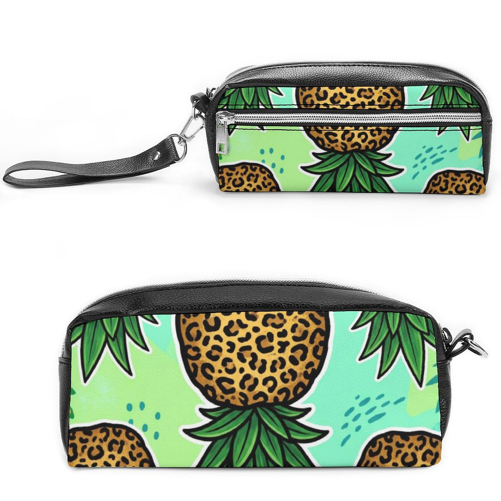 Upside Down Pineapple Versatile Cosmetic Bag & Pencil Case Pouch