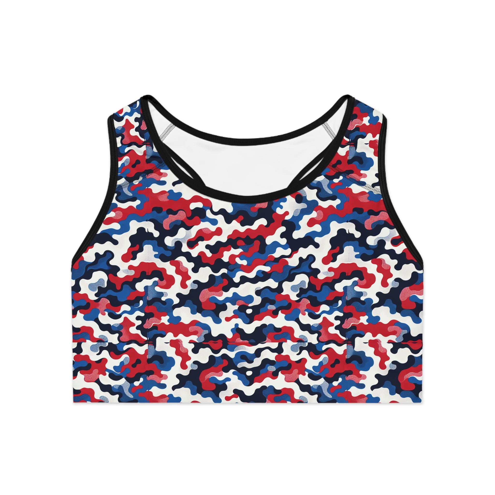 Vibrant Camo Sports Bra for Active Lifestyles