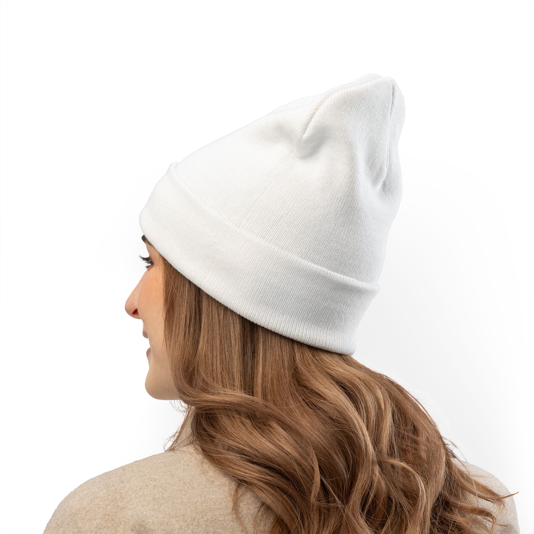 Queen of Spades Embroidered Knit Beanie