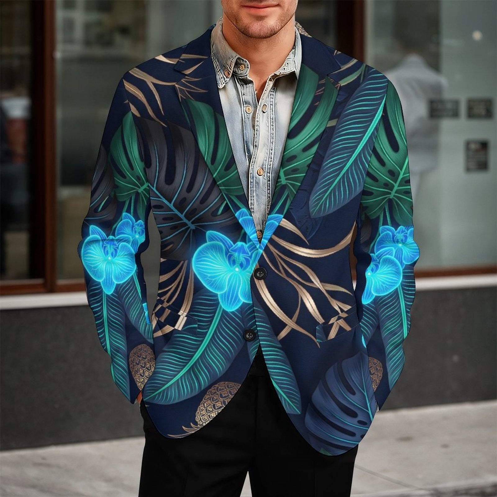 260gsm Two Button Suit(All-Over Printing)