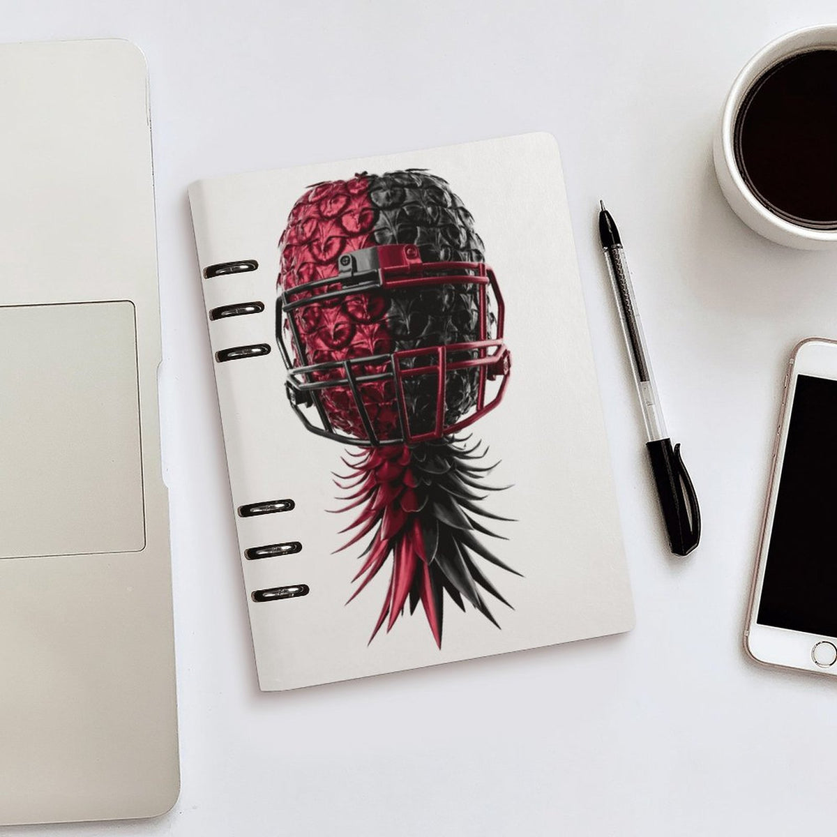 Football Inspired Loose Leaf Notebook
