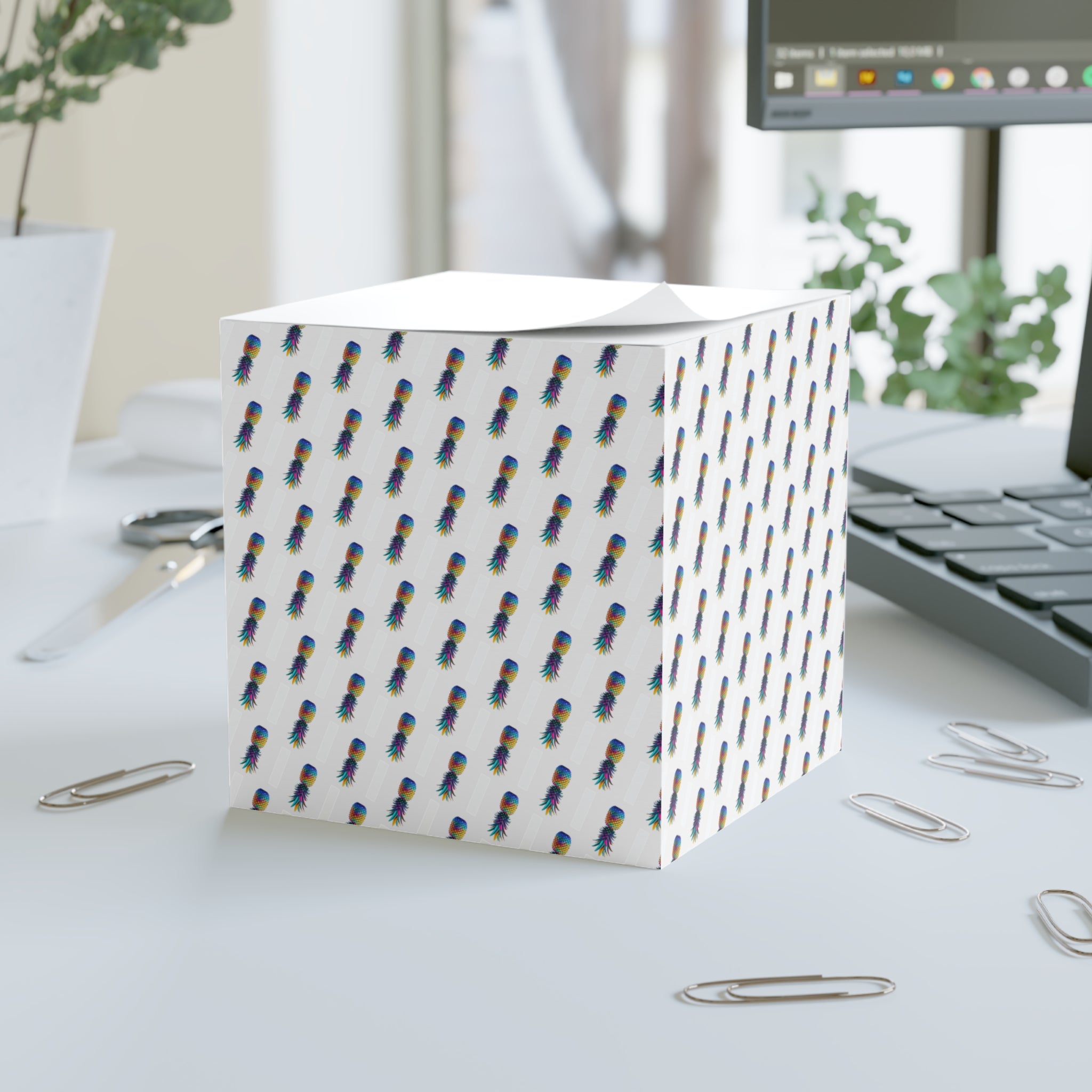 Note Cube - Colorful Pineapple for Wicked Lifestyles