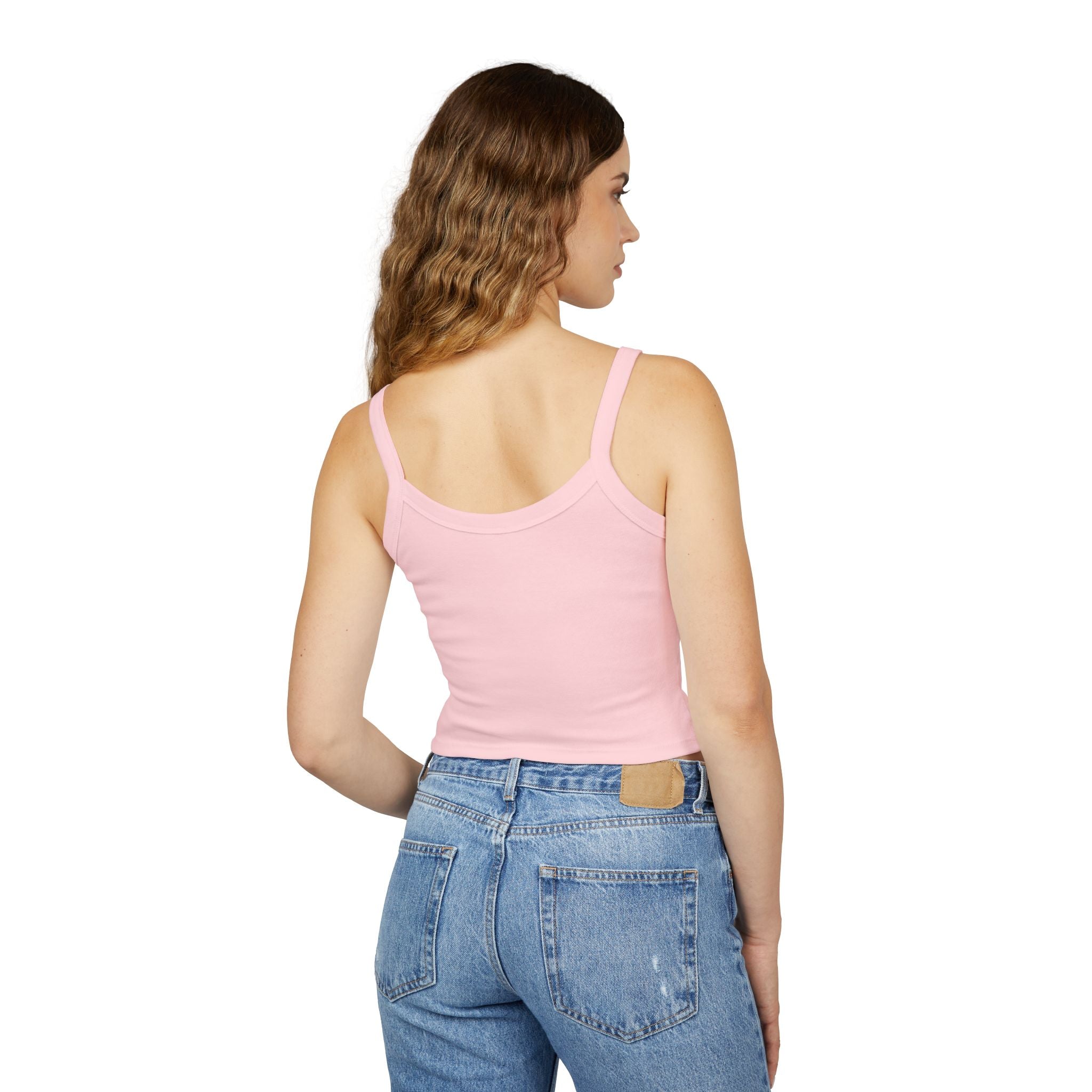 Queen of Spades Spaghetti Strap Tank Top — Women's Crop