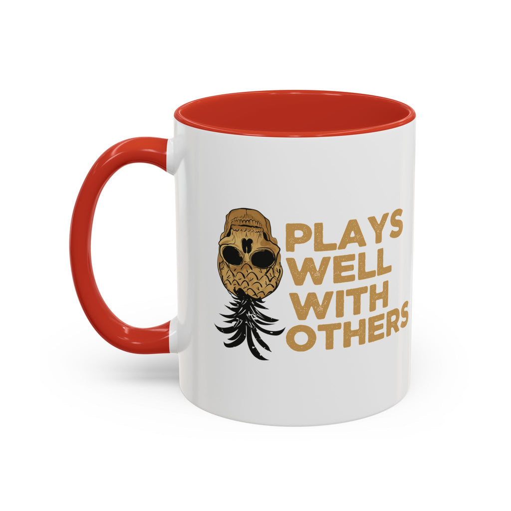 Playful Owl Accent Coffee Mug - 11 & 15oz - Perfect Gift for Nature Lovers