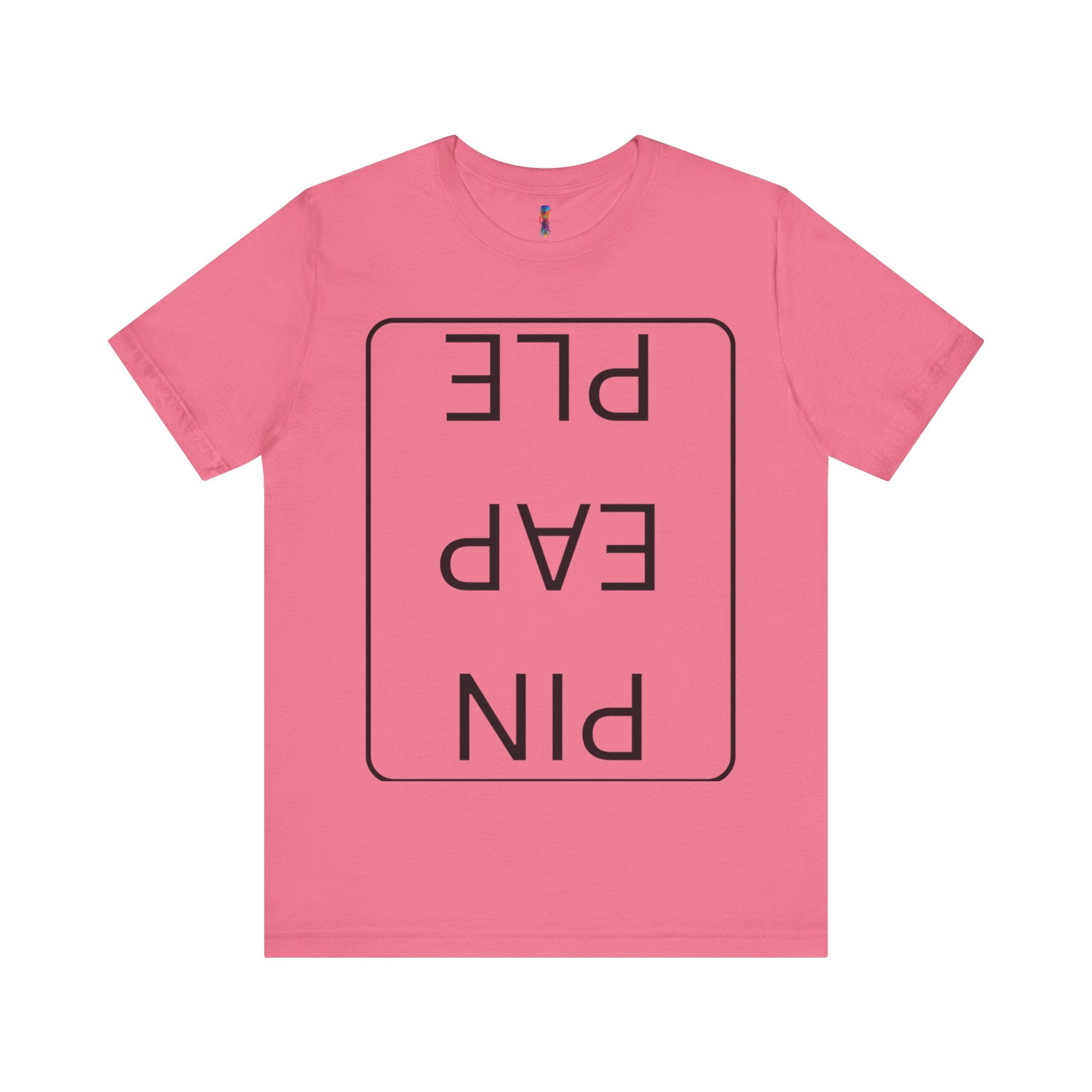 Funny Unisex Jersey Short Sleeve Tee - 'PIN EAP PLE' Design