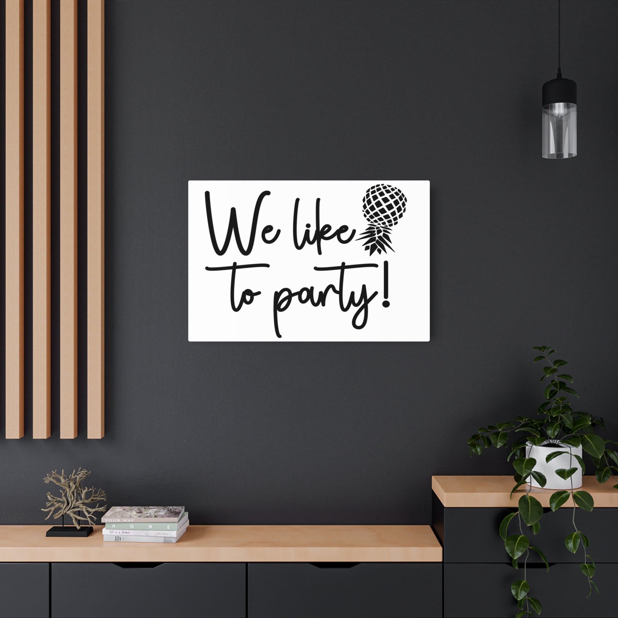 We Like to Party! Metal Art Sign – Fun Decor for Celebrations and Gatherings