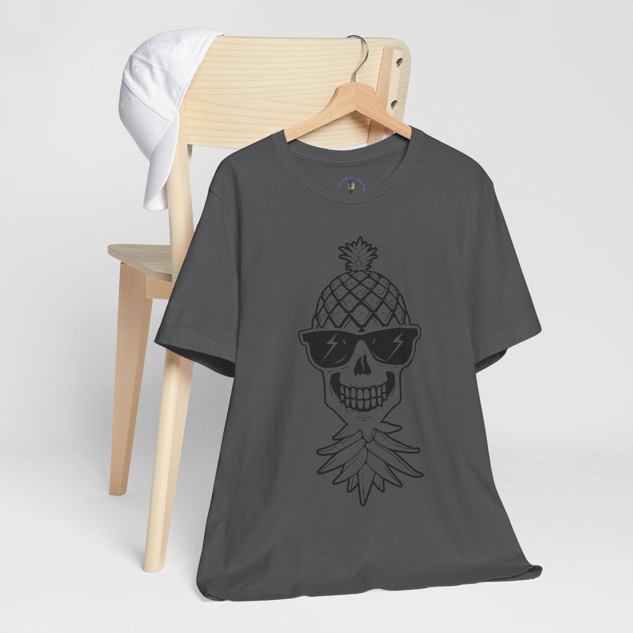 Pineapple Skull Graphic Tee