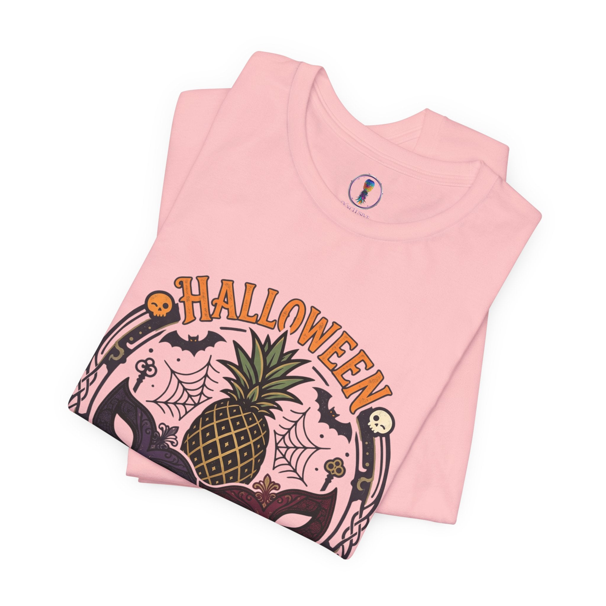 Halloween After Dark Tee — Pineapple Mask Masquerade T‑Shirt