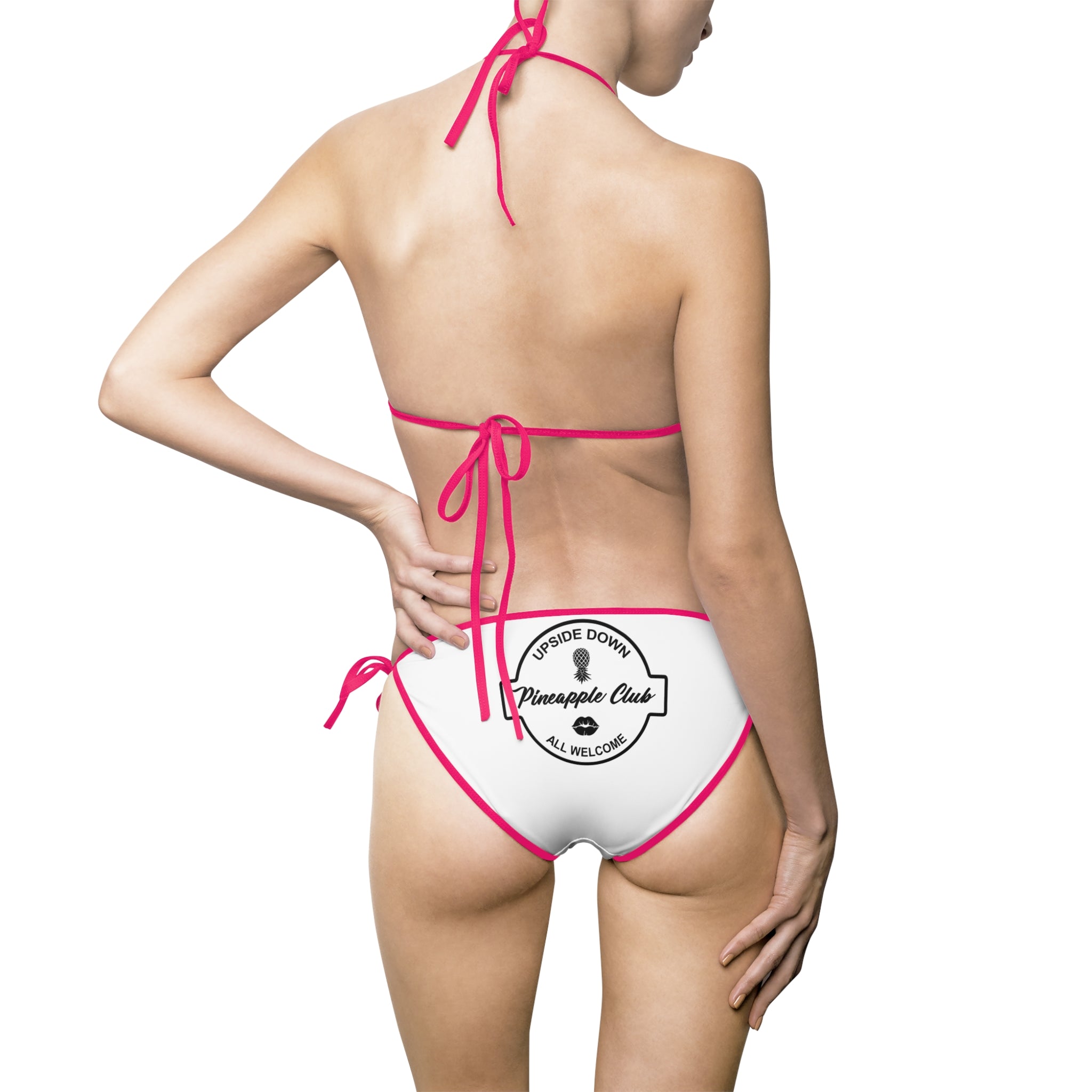 Queen of Spades White Bikini Swimsuit