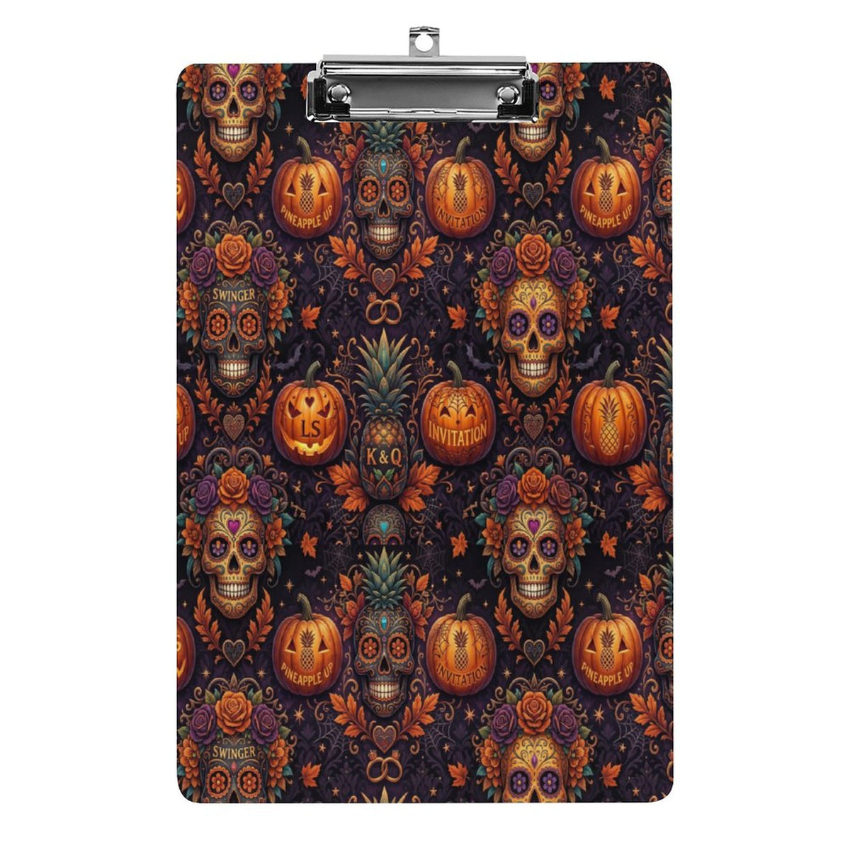 Halloween Swinger Inspired Acrylic Clipboard
